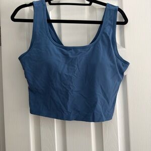 Halara U Neck Backless Crossover Barre Ballet Dance Tank Top
